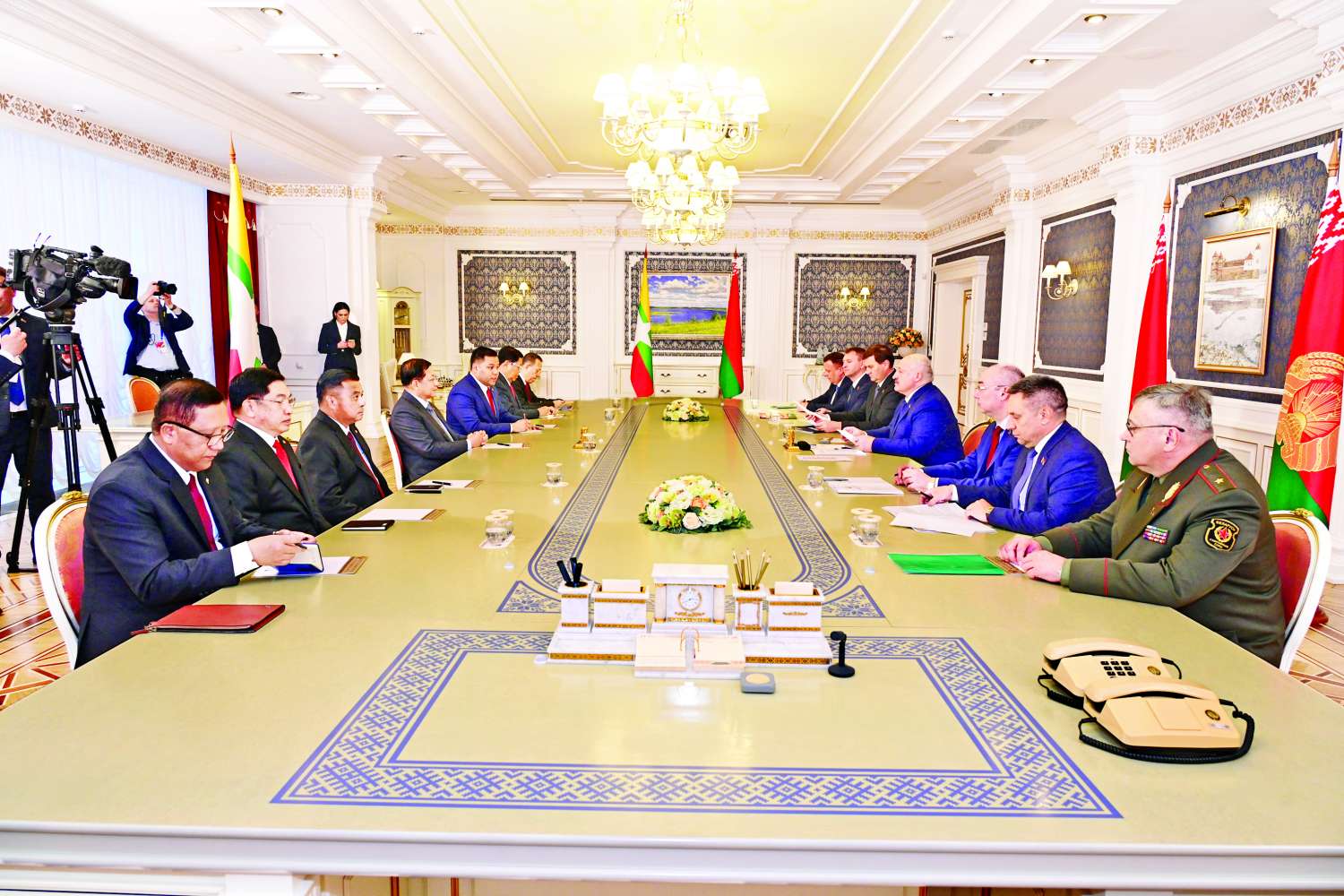 မြန်မာနှင့် ဘယ်လာရုစ်နှစ်နိုင်ငံတွေ့ဆုံ