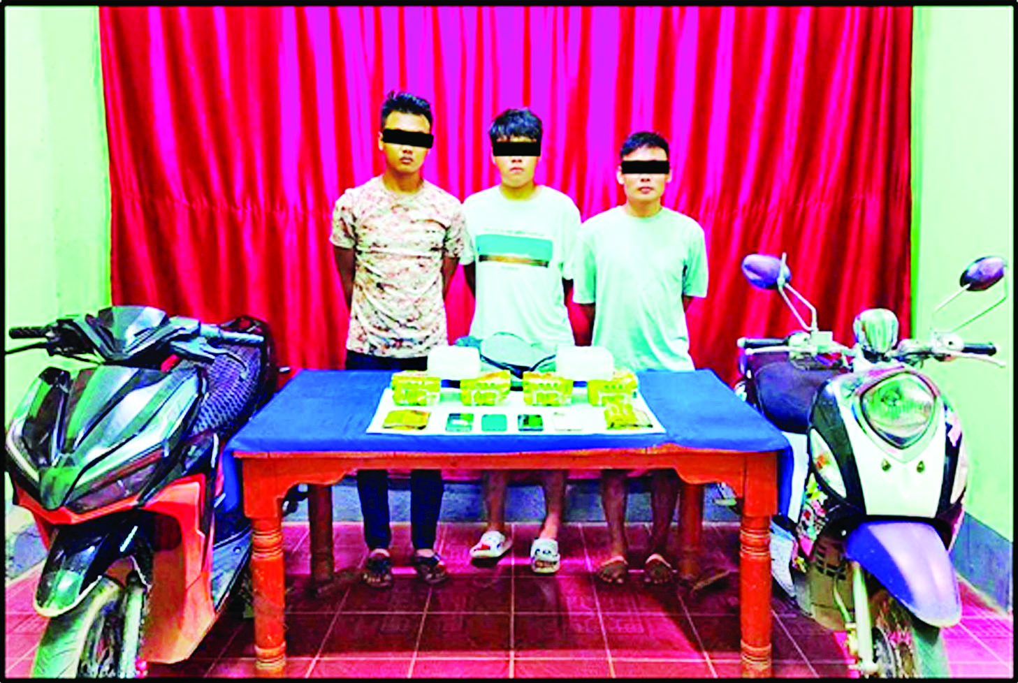 မူးယစ်ဆေးဖမ်းဆီးရမိ