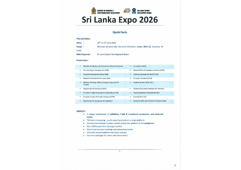 Sri Lanka Expo
