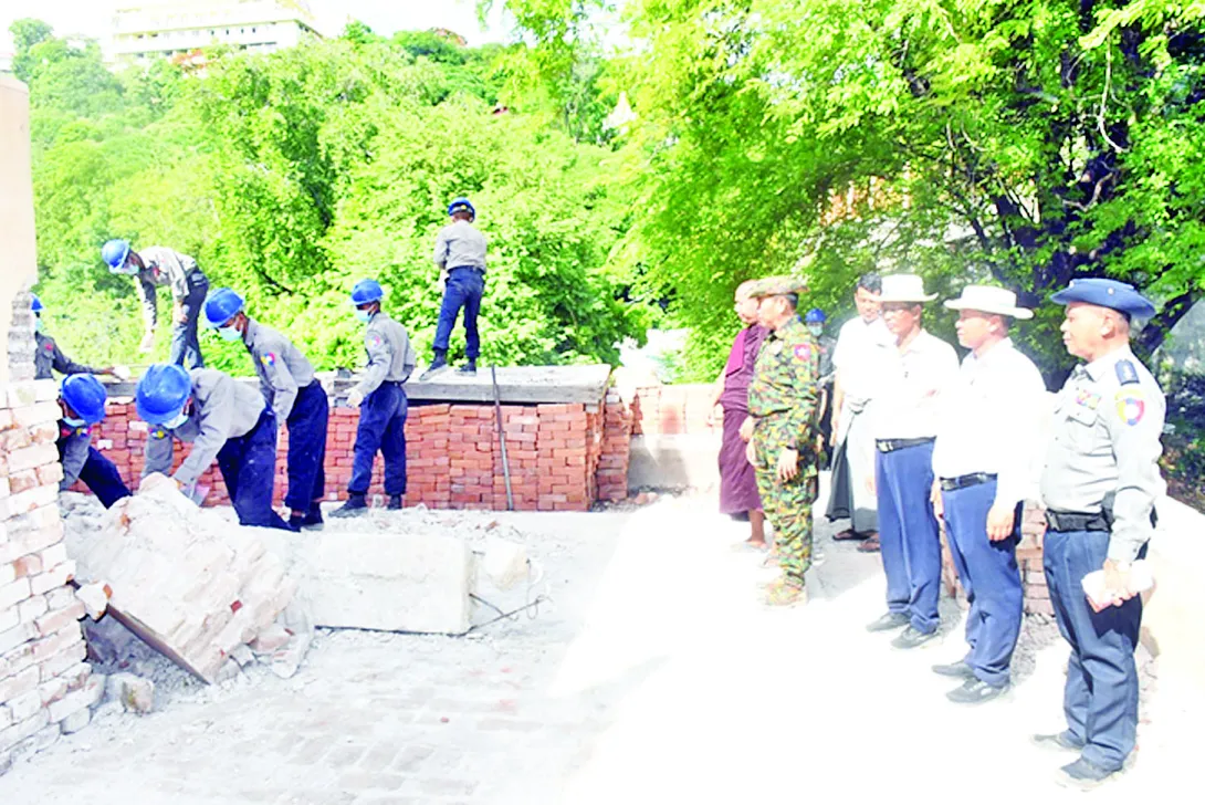 ပြန်လည်ထူထောင်ရေးလုပ်ငန်းများ အင်တိုက်အားတိုက်ဆောင်ရွက်လျက်ရှိ