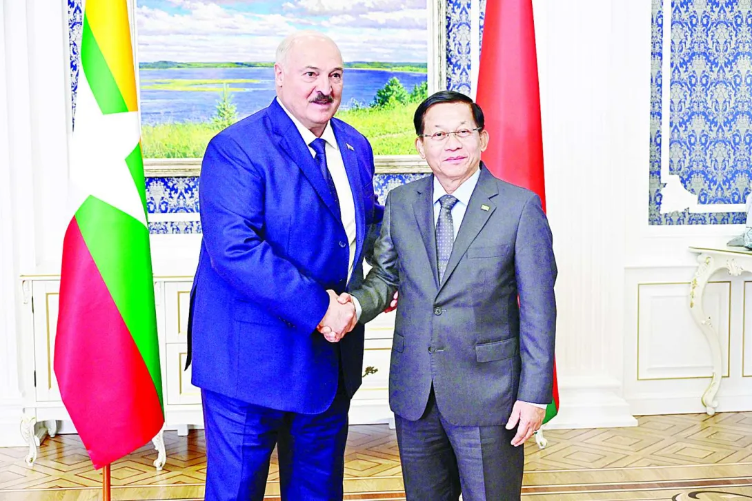 မြန်မာနှင့် ဘယ်လာရုစ်နှစ်နိုင်ငံတွေ့ဆုံ
